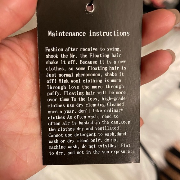 Faux Fur Jacket. Pink Color size S - Picture 10 of 10